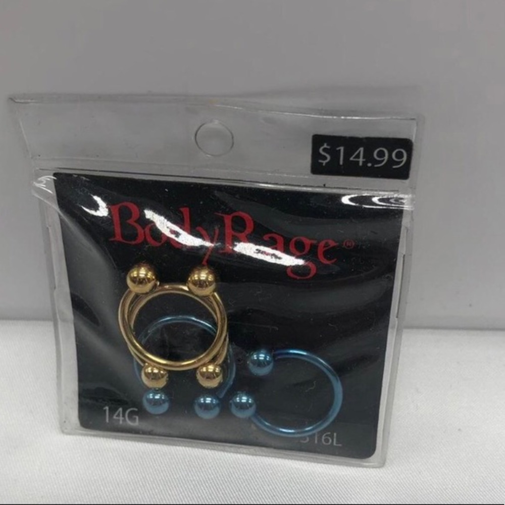 Spencers Body Range ears and face jewelry Gauge 14G New with Tag‎